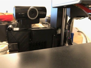 creative live cam sync hd mount 35 mm kulaklık girişi elektronik 3d print model - Mito3D