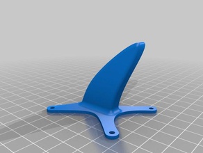 rdq mach 1 köpekbalığı yüzgeci rc araç gün dörtlü yarış günü sharkfin 3d print model - Mito3D