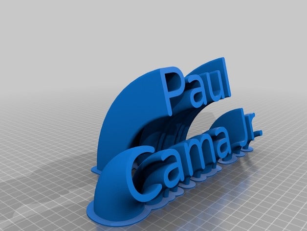 paolo cama jr office personalizzato 3D print model - Mito3D