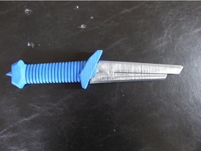 loki ragnarok dagger props 3d print model - Mito3D