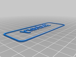 name-tag Zeichen logos angepasst 3d print model - Mito3D
