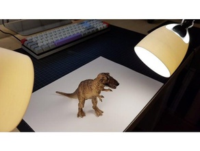 clip-on softbox ikea jansj&ouml led work lamp camera jansjo light lighting photo photography studio usb 3d print model - Mito3D