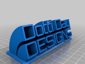 dotti día de diseños la oficina personalizado 3d print model - Mito3D