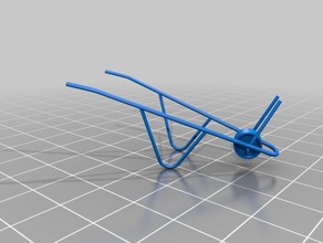carrinho de mão esqueleto 3d impressão farm makerfarm 3d print model - Mito3D
