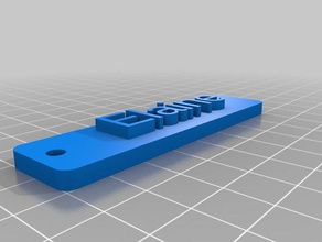 özelleştirilmiş anti-spam-Anahtarlık işaretler logoları 3d print model - Mito3D