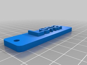 özelleştirilmiş anti-spam-Anahtarlık işaretler logoları 3d print model - Mito3D