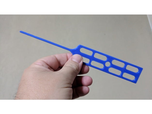 paint stir stick art tools stirrer 3D print model - Mito3D