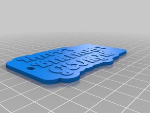 georgie clave de la cadena llaveros personalizado 3d print model - Mito3D