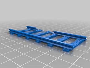 trilhos de trem 40k velho sistema jogos modelo comboios 3d print model - Mito3D