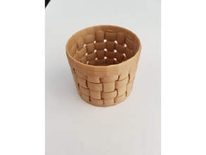 basket pot container bin household 3d print model - Mito3D
