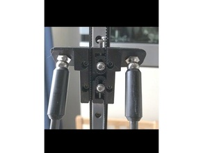 magnetic ball carrier belt tension adjuster 55mm spacing 3d printer parts 3d print model - Mito3D
