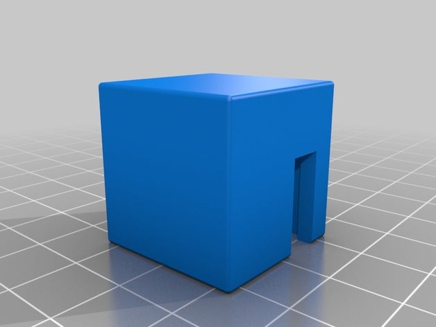 Kare sığınak 3d baskı 3D print model - Mito3D