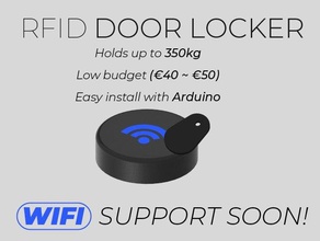 arduino door locking system diy rfid reader tag wifi 3d print model - Mito3D