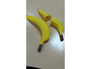 lulus banana box decor decoration decorative fruit fruits home yellow 3d print model - Mito3D