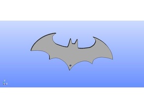 batarang batman Schlüsselanhänger 3d print model - Mito3D