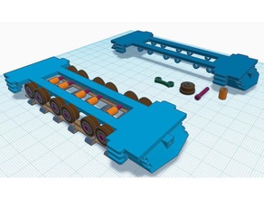 40k train adaptateur vieux système de rails des véhicules warhammer 3d print model - Mito3D