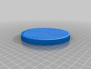 girasole coaster la matematica 3d print model - Mito3D