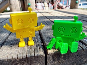 wunderwuzzi 3d robot logo model robots 3d print model - Mito3D