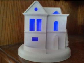 maison decoração noel natal de 3d print model - Mito3D