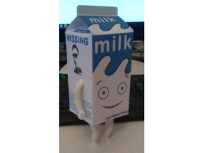 café plano de leite, caixa desfocagem do vídeo da música alimentos bebida latte scatola 3d print model - Mito3D