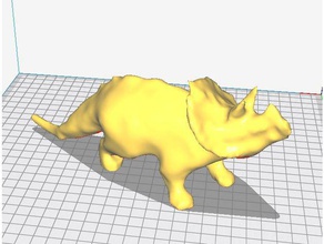 triceratops Tiere dino Dinosaurier jurassic park world trex 3d print model - Mito3D