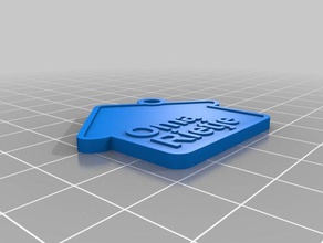 oma rietje keychains customized 3d print model - Mito3D