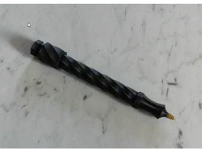 fidget twister Stift mechanisch ist - Spielzeug erstaunlich amazingdesign Kunst Kugelschreiber Spaß 3d print model - Mito3D