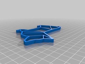 mon personnalisés origami corgi chien les animaux 3d print model - Mito3D
