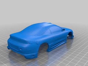 mitsubishi eclipse do corpo carro automotivo 3d print model - Mito3D