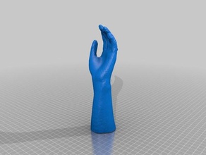Struktur sensor scanfemale hand ring durchsucht Replikate 3d print model - Mito3D