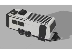 wip camper rimorchio 3d stampa 3d print model - Mito3D