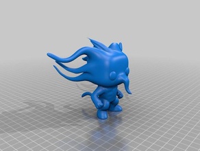 super étrange fantôme bobblehead sosie de figure sculptures funko pop des choses étranges 3d print model - Mito3D