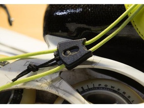 los cordones de zapatos bloqueo reemplazo partes 3d print model - Mito3D