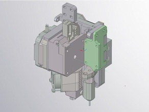 hypercube flex mount laser 3d de l'imprimante pièces 3d print model - Mito3D