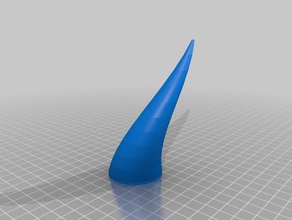 my customized customisable horn attachement tabs costume 3d print model - Mito3D
