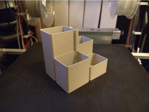 vase-Modus Stift-Halter Organisation 3d print model - Mito3D
