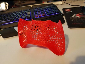 holder video games gaming mount stand game voronoi wall xbox controller one 3d print model - Mito3D