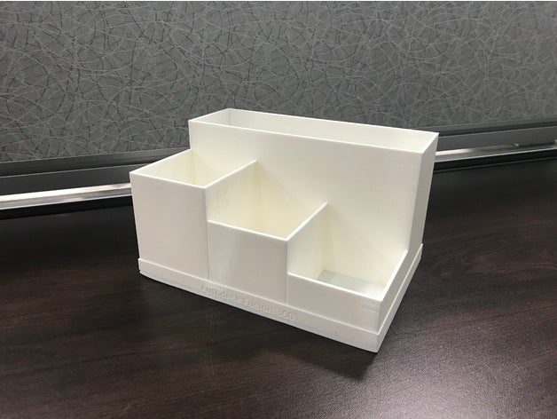 bureau de l'organisateur autodesk fusion 360 fournitures 3D print model - Mito3D