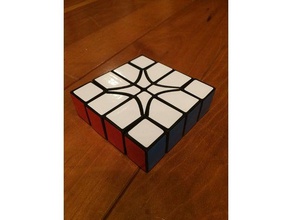 1x4x4 Rätsel 1x4x1 4x4x1 quader Diskette rubik rubiks cube twisty puzzle 3d print model - Mito3D
