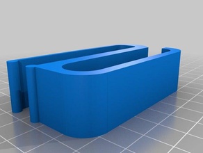 customized cable holder table height 13mm organization 3d print model - Mito3D