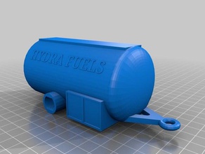 remolque n20 motor de transporte la batería rc vehículos hydra micro tanque mini diminutas pequeño el 3d print model - Mito3D
