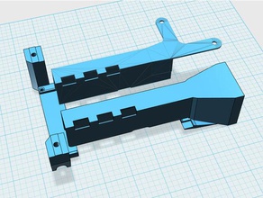 kossel pieds trigorilla titulaire de moteurs pas à tunnel v2 3d l'imprimante accessoires fan conduits ventilation 3d print model - Mito3D