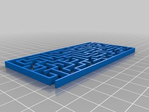 maze2 puzzles personnalisé 3d print model - Mito3D