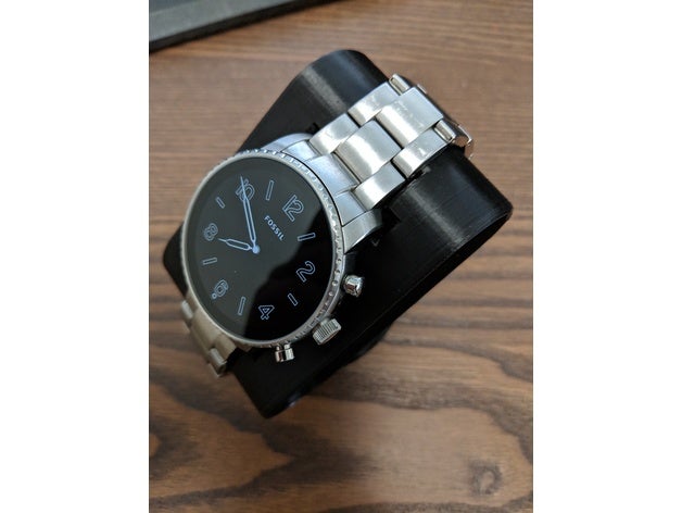 watch fossil explorist 4 gen holder accessories smartwatch 3D print model - Mito3D