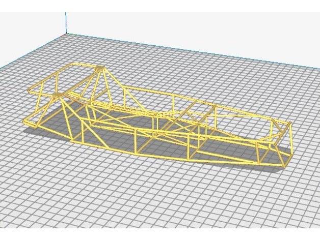original lotus 7 style chassis automotive frame lotus7 race car racecar rc rendering renderings vehicle kit 3D print model - Mito3D