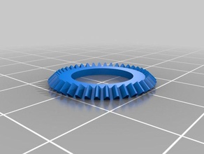 kegelrad parametrico a ingranaggi conici 40 parti personalizzato 3d print model - Mito3D