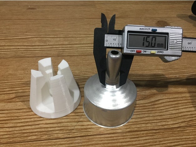 bialetti 6 Tasse Trichter stehen Küche Essen 3D print model - Mito3D