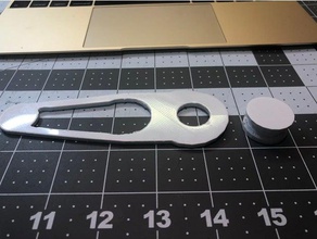 tarp-clip tools Bett-Blatt 3d print model - Mito3D