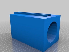 drain blaste rbarrle mount diy blaster nerf 3d print model - Mito3D