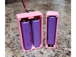 18650 battery holder electronics case 3d print model - Mito3D
